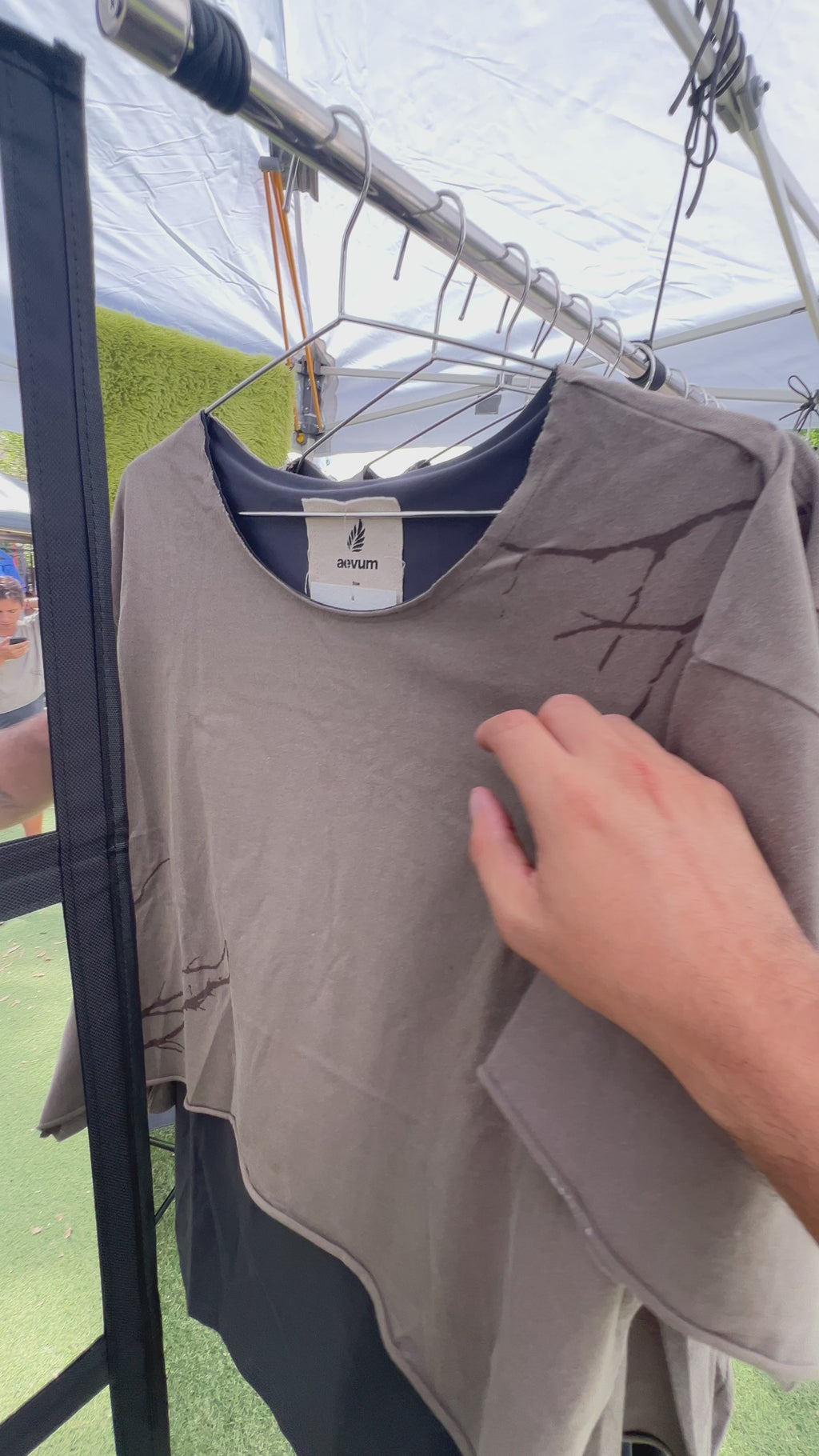 Layered Gritwood T-shirt